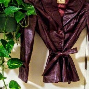 Vintage Leather Jacket Brown